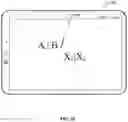 Fig. 39 - Presentation of a virtual keyboard on a multiple display device