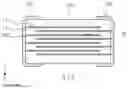 Fig. 01 - Multilayer ceramic capacitor including dielectric layers with different regions having different concentrations of dysprosium