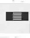 Fig. 05 - Oxide semiconductor thin film transistor having spaced channel and barrier strips and manufacturing method thereof