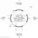 Fig. 01 - Cross-link satellite with spherical reflectors