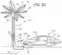 Fig. 28 - Utility pole with solar modules and wireless device and method of retrofitting existing utility pole
