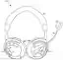 Fig. 01 - Eyewear accommodating headset with audio compensation