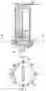 Fig. 04 - Pressure vessel with magnetic disk for stirring