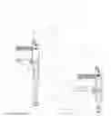 Fig. 01 - Telescopic single-legged portable working chair
