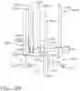 Fig. 23 - Surgical staple configurations with camming surfaces located between portions supporting surgical staples