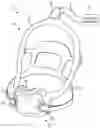 Fig. 01 - Valve arrangement for full face mask