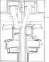 Fig. 01 - Cyclone for separation of gas-liquid mixture, and a refrigerant accumulator containing this cyclone