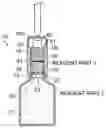 Fig. 01 - Reagent component dispensing caps for reagent containers used in automated clinical analyzers