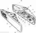 Fig. 01 - Rearview mirror assembly with antenna