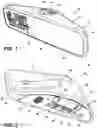 Fig. 02 - Rearview mirror assembly with antenna
