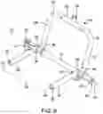 Fig. 10 - Multipurpose swing arm assembly of a vehicle accessory rack