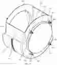 Fig. 15 - Vehicle having non-axial drive and stabilization system
