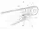 Fig. 13 - Chain casing and chain tensioning assembly