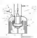 Fig. 01 - Single crystal pulling apparatus including a dopant supplying means having a tube with a plurality of blowing ports