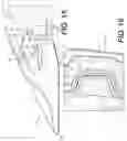 Fig. 11 - Implement ground engaging tip assembly having tip with tapered retention channel