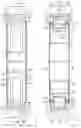 Fig. 01 - Structure for mounting louver panel