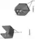 Fig. 08 - Bracket for supporting attachment of the end of a railing member to a vertical member