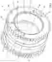 Fig. 04 - ECCENTRIC MEMBER AND A V-TYPE INTERNAL COMBUSTION ENGINE