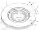 Fig. 01 - Disc brake disc with parking brake cylindrical surface