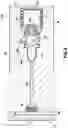Fig. 04 - Connector with flange for limiting buckle propagation comprising a differential pressure valve for underwater fluid-transport pipe