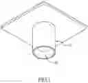 Fig. 02 - Waterproof and dustproof downlight
