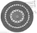 Fig. 01 - Overhead cable for the transmission of low-voltage and medium-voltage electric power and digital signal, aluminum alloy concentric conductors with a fiber-optic cable inside and drawn wire treatment process