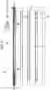 Fig. 10 - Fixing device with a heater holder having alternating protrusions and retracted notches in the longitudinal direction