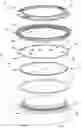 Fig. 01 - Annular rotating bezel system comprising a spring ring provided with at least two lugs