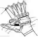 Fig. 01 - Hand exoskeleton force feedback system