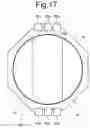 Fig. 12 - Driving circuit for non-rectangular display unit