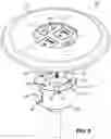 Fig. 07 - Poke-through electrical outlet assembly with leveling bezel
