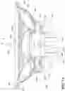 Fig. 10 - Loudspeaker with multiple stage suspension system