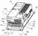 Fig. 01 - ELECTRONIC DEVICE, IN PARTICULAR A VARIABLE SPEED DRIVE OR ALTERNATOR REGULATOR, COMPRISING A HEAT SINK AND A POWER CARD