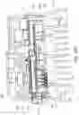 Fig. 13 - AN ASSEMBLY COMPRISING AN ELECTRONIC DEVICE, IN PARTICULAR A VARIABLE SPEED DRIVE OR ALTERNATOR REGULATOR AND TWO ASSEMBLIES OF ELEMENTS WITH DIFFERENT SHAPES FOR THE ATTACHMENT OF THE DEVICE