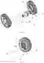 Fig. 11 - Transmission disconnection by wheel rotation for walk-behind machine