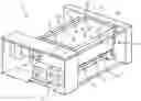 Fig. 01 - Device for guiding and supplying dough to a dough processing or transporting means