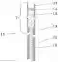 Fig. 01 - Middle rod structure of automatic umbrella, umbrella frame, and automatic umbrella