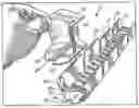 Fig. 01 - Product management display system with trackless pusher mechanism
