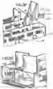 Fig. 21 - Product management display system with trackless pusher mechanism