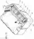Fig. 13 - On demand wet wipe dispensing device with wipe actuated pump