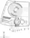 Fig. 15 - On demand wet wipe dispensing device with wipe actuated pump