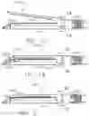 Fig. 13 - Surgical stapler anvils with staple directing protrusions and tissue stability features