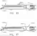 Fig. 20 - Surgical stapler anvils with staple directing protrusions and tissue stability features