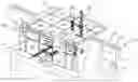 Fig. 01 - Panel with fixture retaining features and modular assemblies made using multiple panels