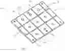 Fig. 02 - Panel with fixture retaining features and modular assemblies made using multiple panels