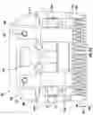 Fig. 14 - Adjustable blade assembly having magnetic tensioning