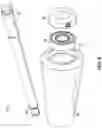 Fig. 07 - INK TRANSFER ROLLER WITH A REMOVABLE HOLLOW-CORE ELASTOMER ROLLER BODY ON A REUSABLE HANGER SHAFT