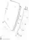Fig. 05 - Windshield with molding and connective structure for cowl louver and windshield with molding