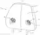 Fig. 01 - VEHICLE HEADREST WITH BLUETOOTH SPEAKERS