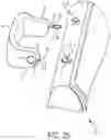 Fig. 16 - Head sling affixable to a chair